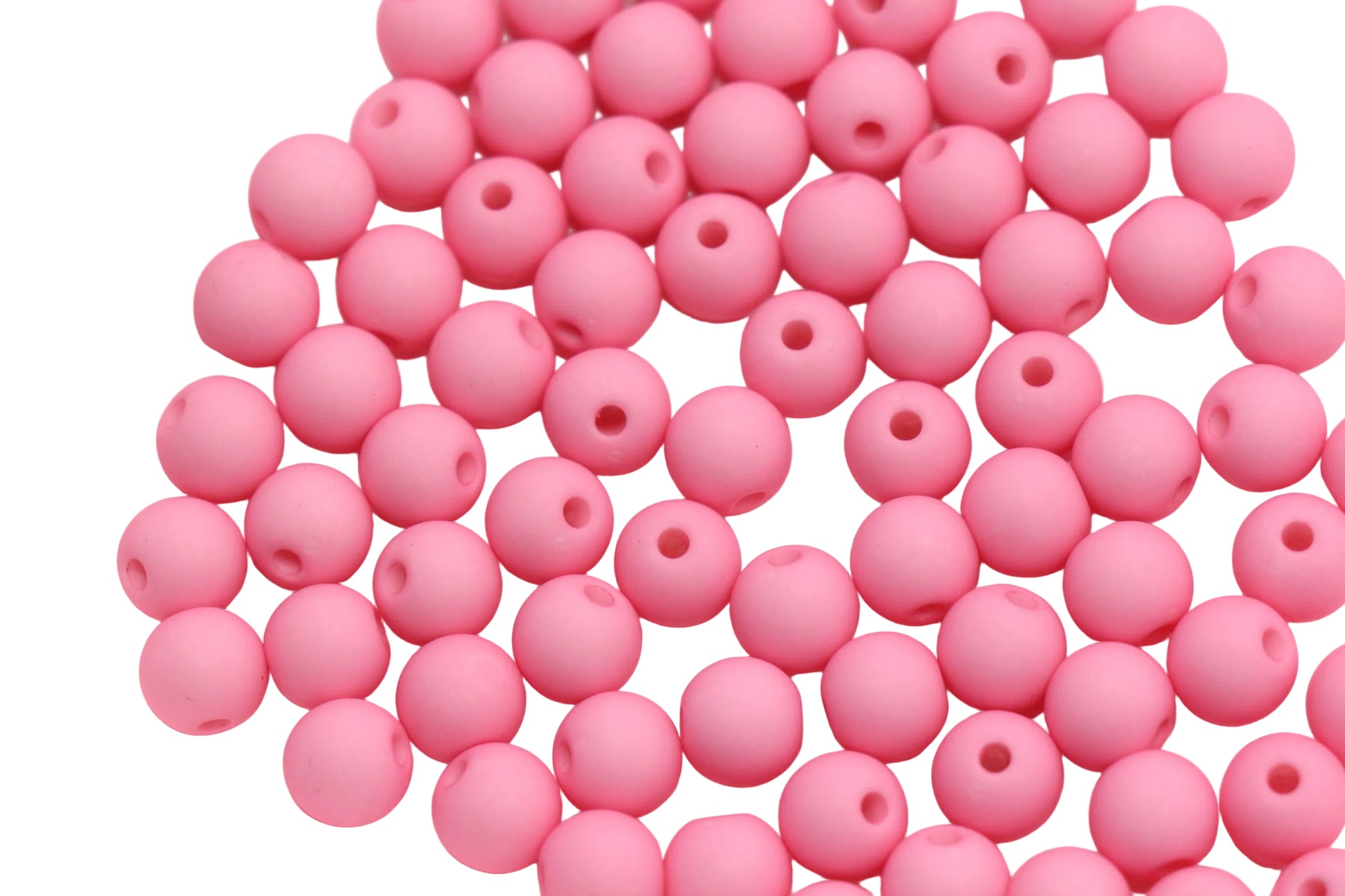 8mm Matte Pink Beads #592