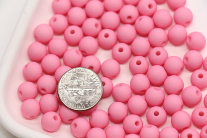 8mm Matte Pink Beads #592