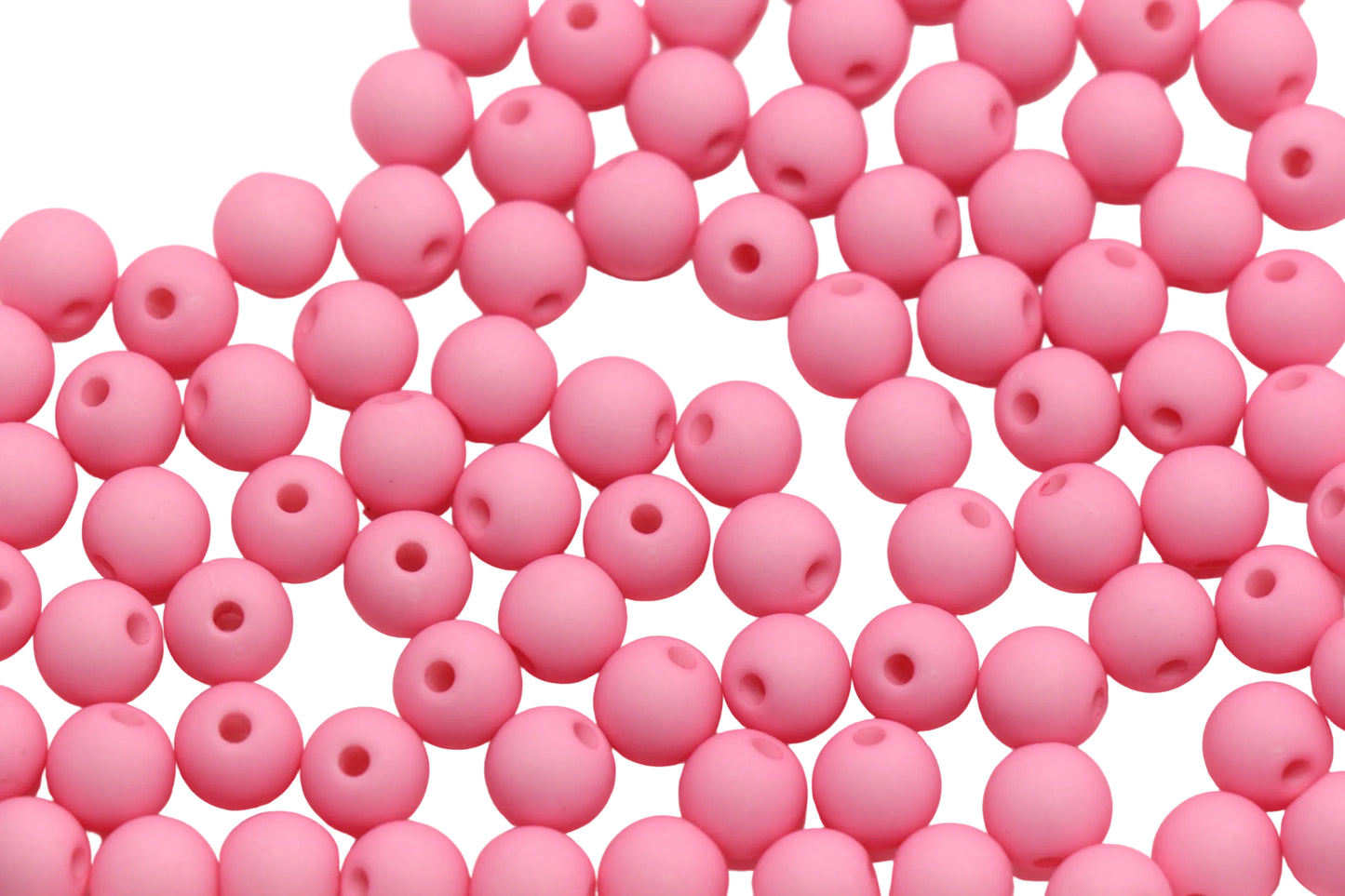 8mm Matte Pink Beads #592
