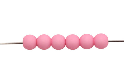 8mm Matte Pink Beads #592