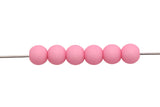 8mm Matte Pink Beads #592