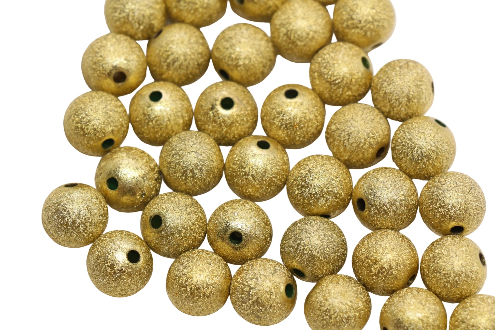 12mm Stardust Beads, Wrinkle Gumball Beads #973