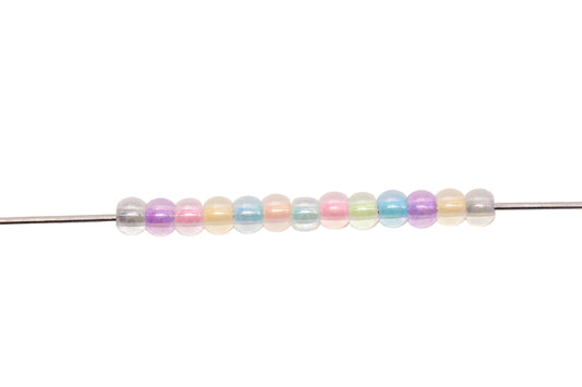 Iridescent Glow in the Dark Glass Seed Beads Mixed Color #1109