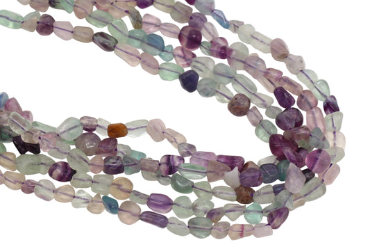 Fluorite Nugget Gemstone Beads #38