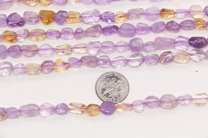 Ametrine Nugget Gemstone Beads #3