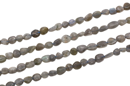 Natural Labradorite Nugget Gemstone Beads #22