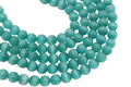 12mm teal cat eye glass beads for jewelry making