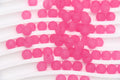 8mm Matte Pink Acrylic Round Beads
