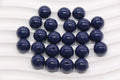 12mm Navy Acrylic Gumball Beads