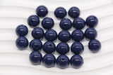 12mm Navy Acrylic Gumball Beads