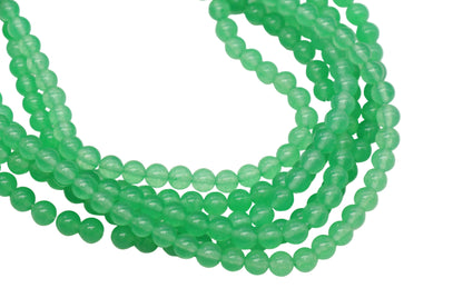 Green Jade Gemstone Beads #147