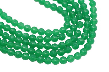 Green Jade Gemstone Beads #147