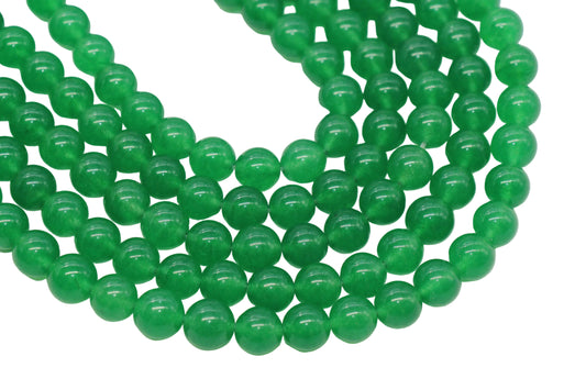Green Jade Gemstone Beads #147