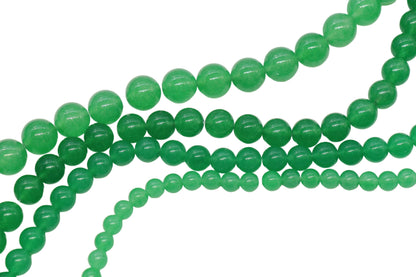 Green Jade Gemstone Beads #147