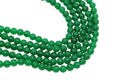 8mm green jade gemstone beads, stone beads for bracelets