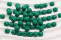 8mm Emerald Green Acrylic Gumball Beads