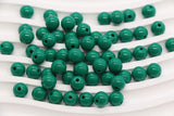 8mm Emerald Green Acrylic Gumball Beads #3971