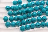 10mm Teal Acrylic Gumball Beads #3967