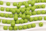 8mm Lime Green Acrylic Gumball Beads #3966