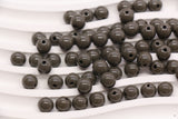 8mm Taupe Gray Acrylic Gumball Beads #3958