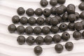 10mm Taupe Gray Acrylic Gumball Beads
