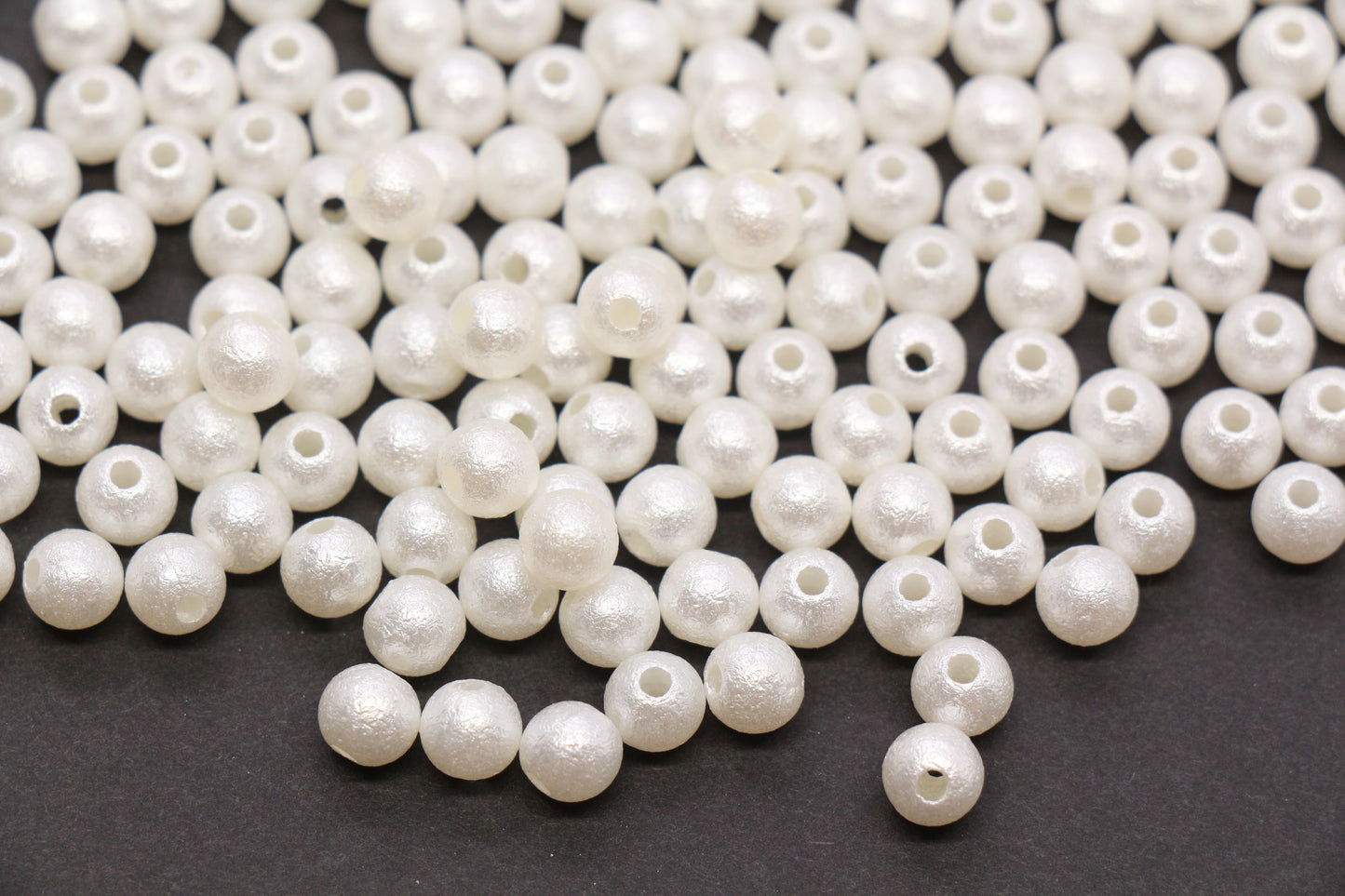 6mm Wrinkle Pearlized Acrylic Beads #3981