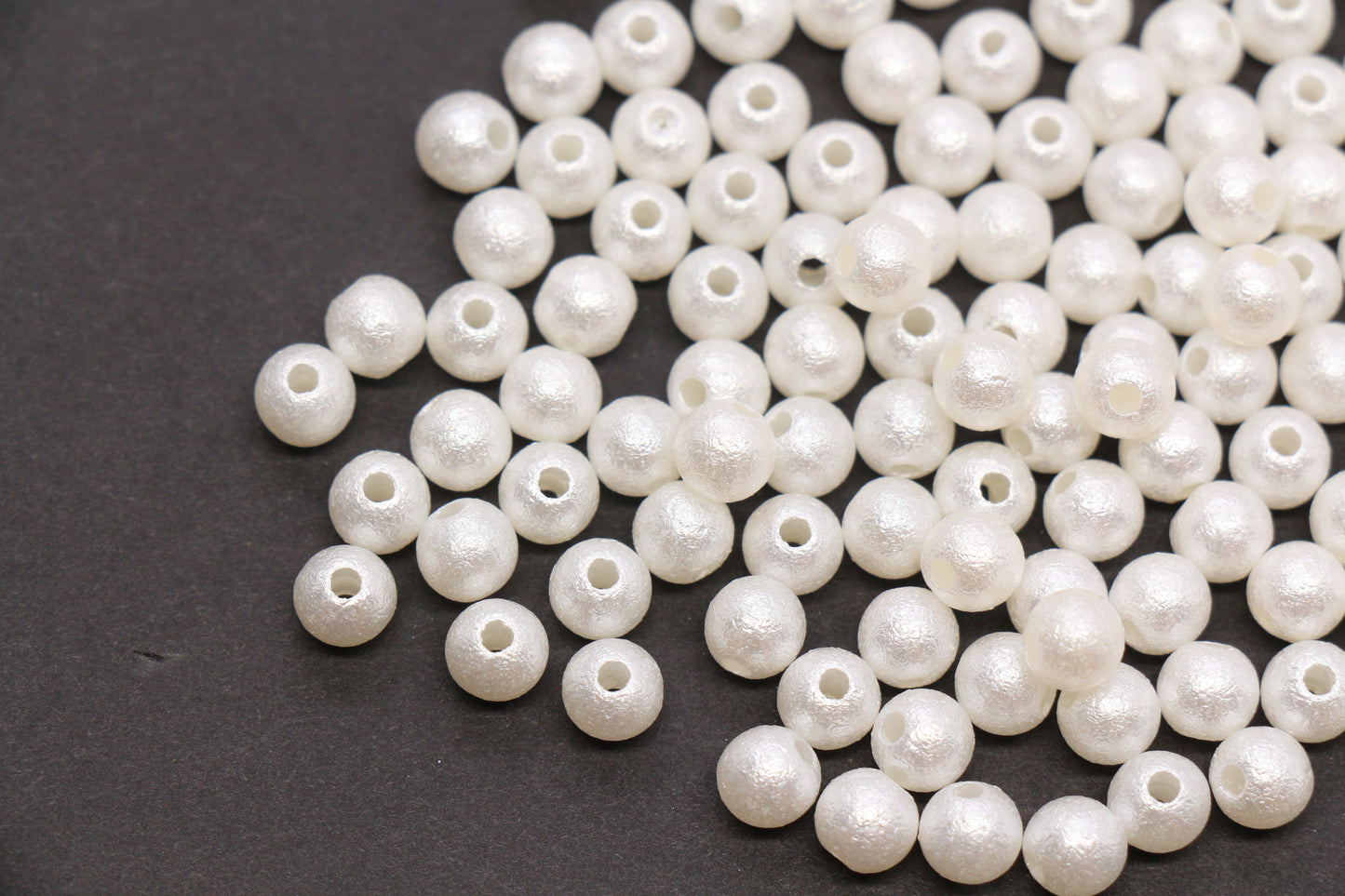 6mm Wrinkle Pearlized Acrylic Beads #3981