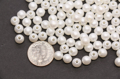 6mm Wrinkle Pearlized Acrylic Beads #3981