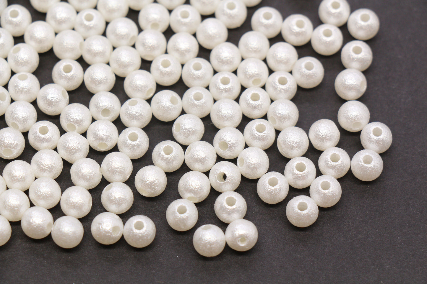 6mm Wrinkle Pearlized Acrylic Beads #3981