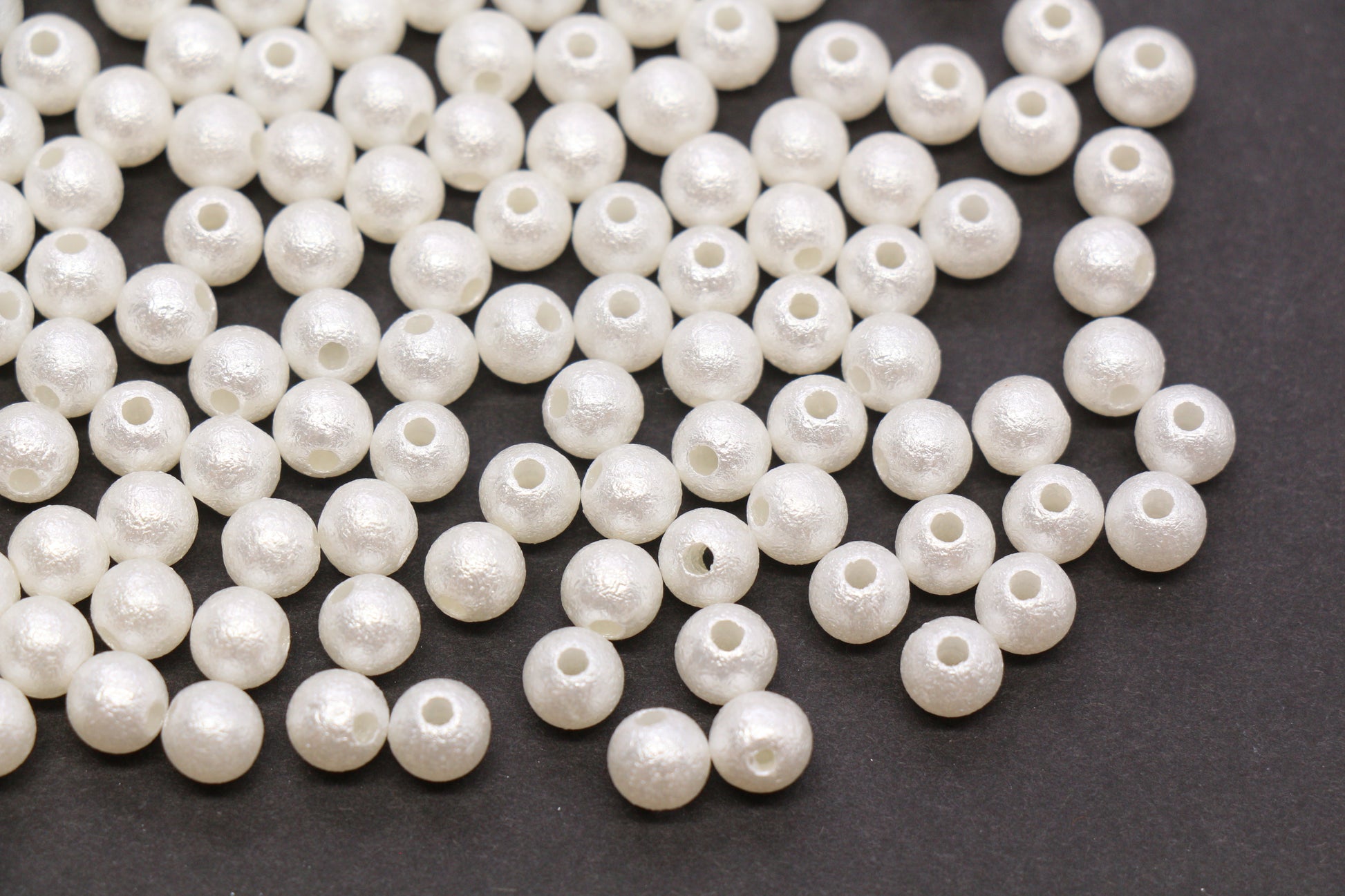 6mm Wrinkle Pearlized Acrylic Beads #3981