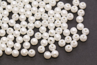 6mm Wrinkle Pearlized Acrylic Beads #3981