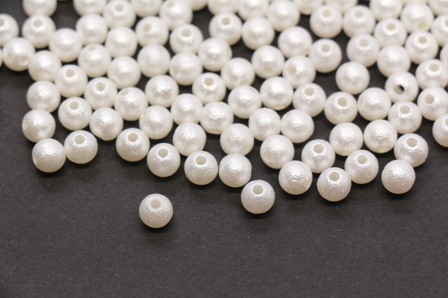 6mm Wrinkle Pearlized Acrylic Beads #3981