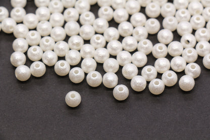 6mm Wrinkle Pearlized Acrylic Beads #3981