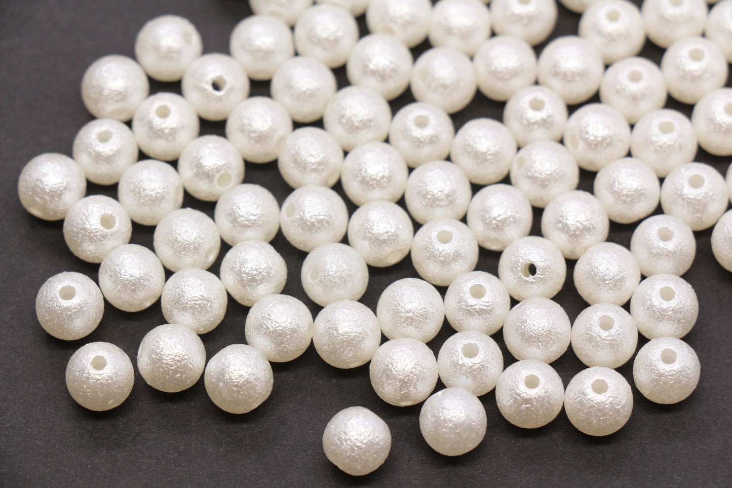 8mm Wrinkle Pearlized Acrylic Beads #3980