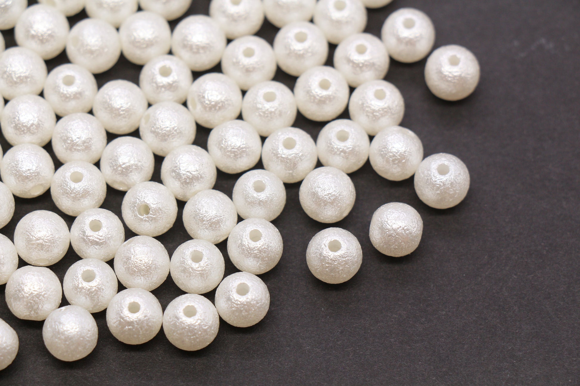 8mm Wrinkle Pearlized Acrylic Beads #3980