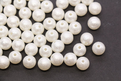 10mm Wrinkle Pearlized Acrylic Beads #3979