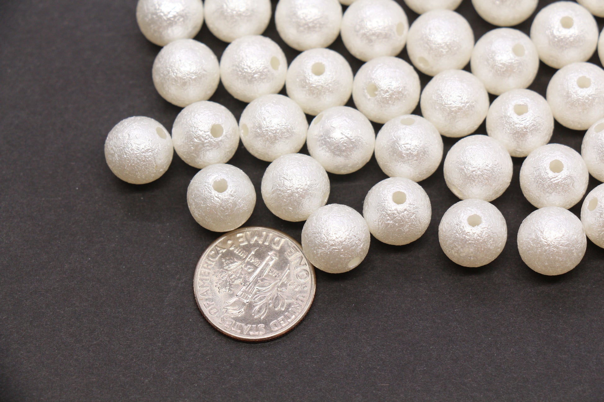 10mm Wrinkle Pearlized Acrylic Beads #3979