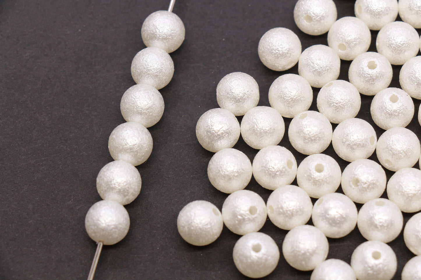10mm Wrinkle Pearlized Acrylic Beads #3979