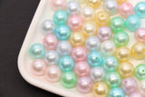 12mm Pastel Pearl Acrylic Wrinkle Beads Mix #3974