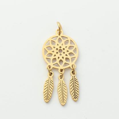 Dream Catcher Feather Pendant