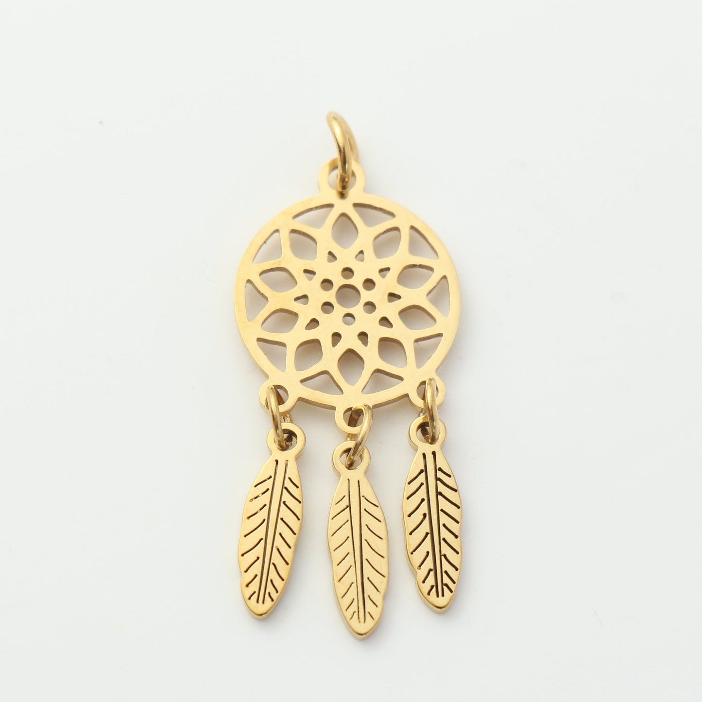 Dream Catcher Feather Pendant