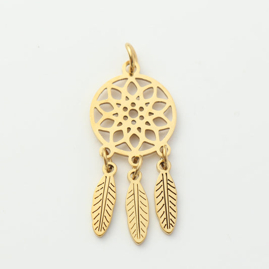 Dream Catcher Feather Pendant