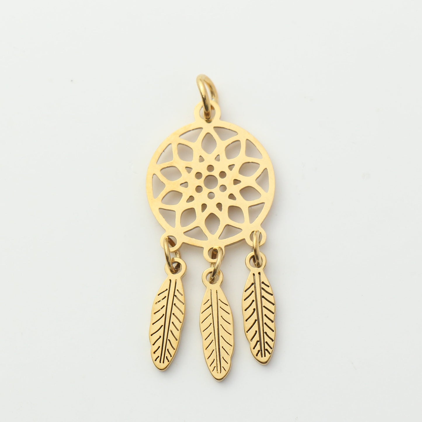 Dream Catcher Feather Pendant