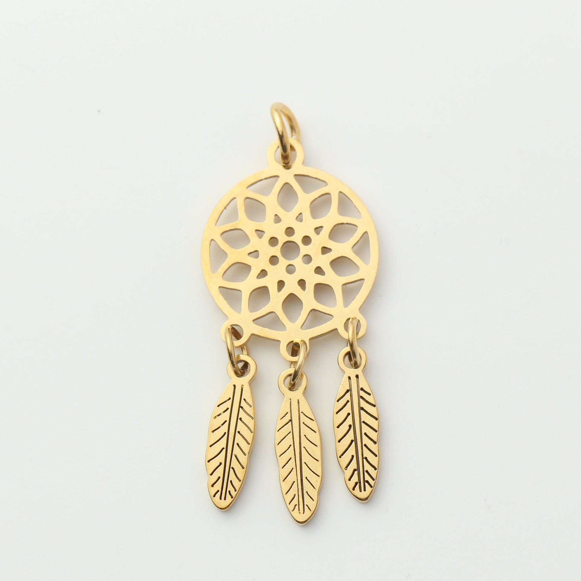 Dream Catcher Feather Pendant
