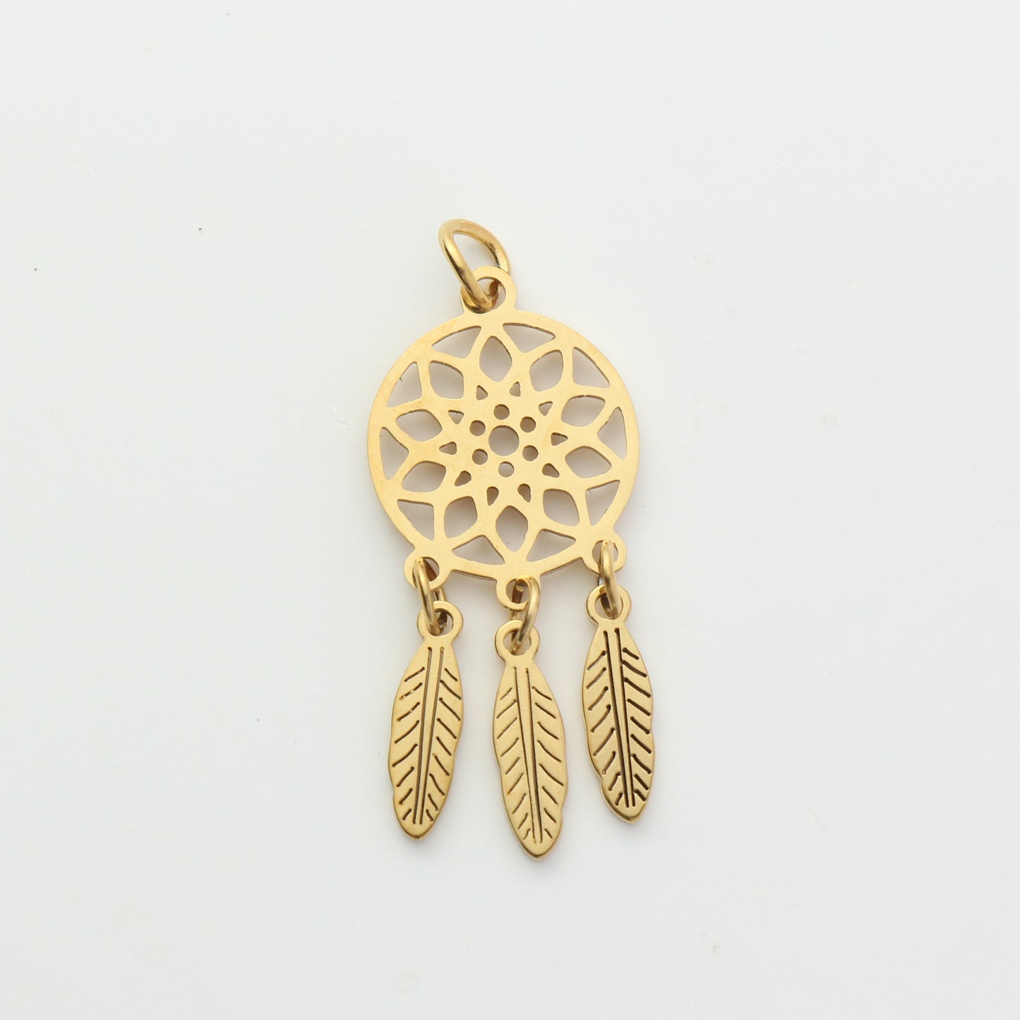 Dream Catcher Feather Pendant