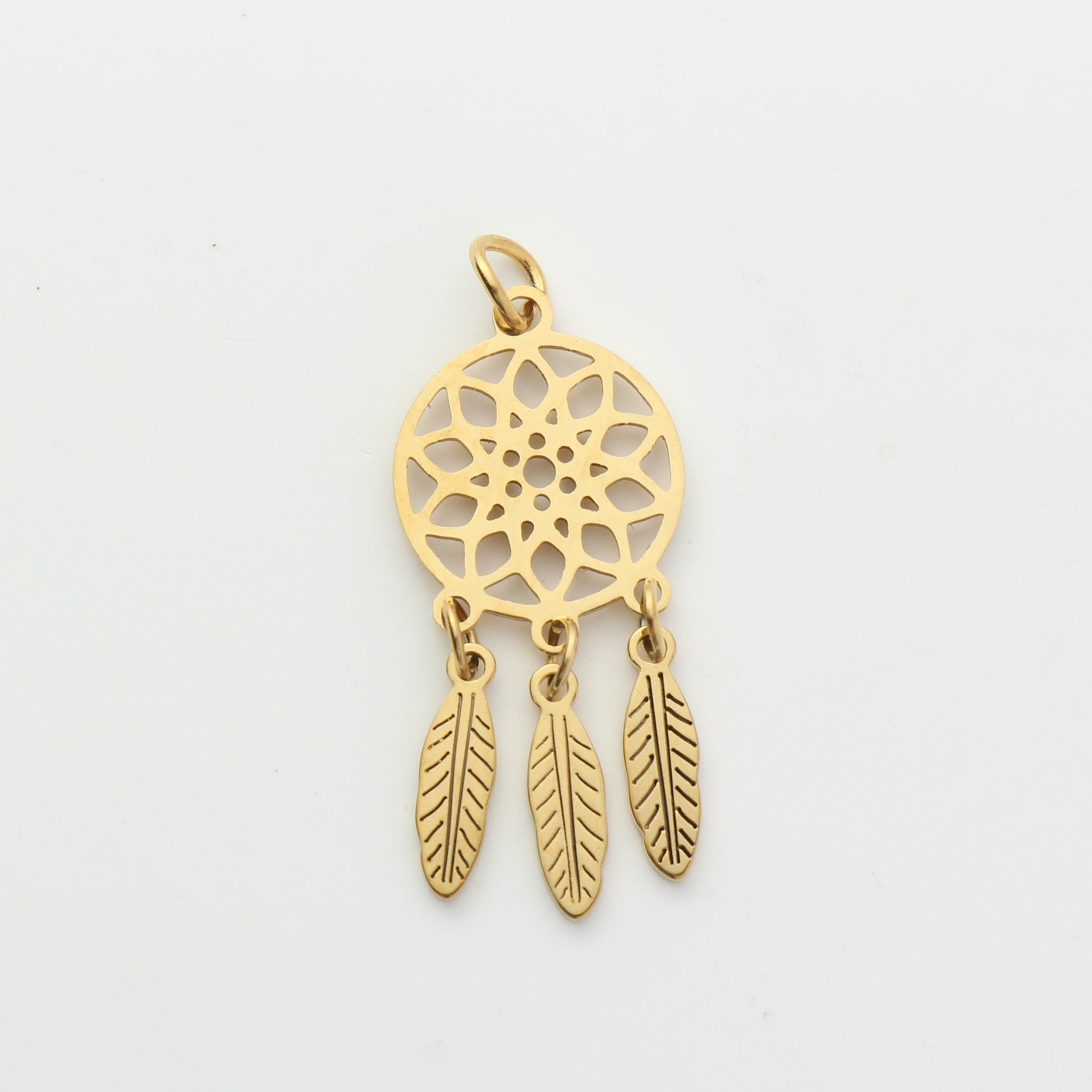 Dream Catcher Feather Pendant