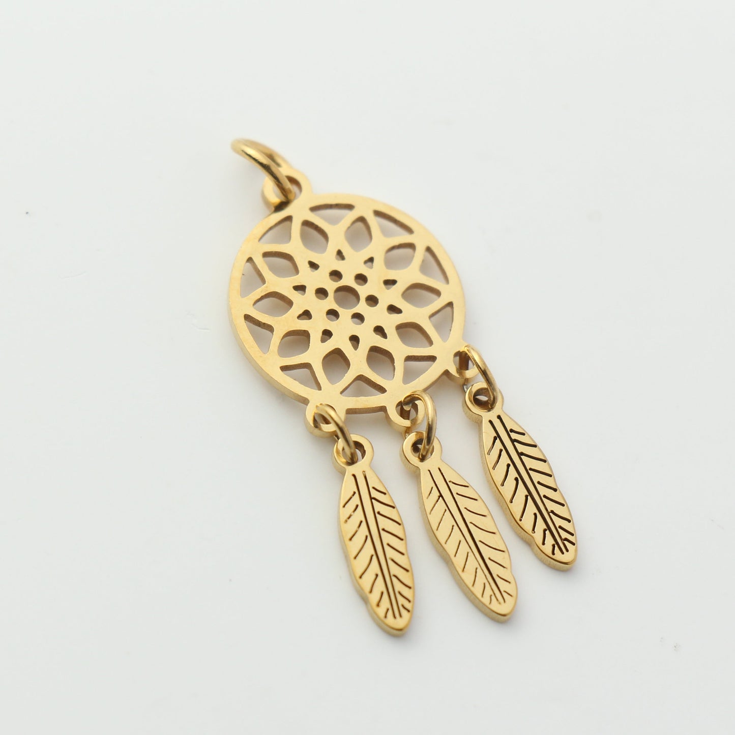 Dream Catcher Feather Pendant