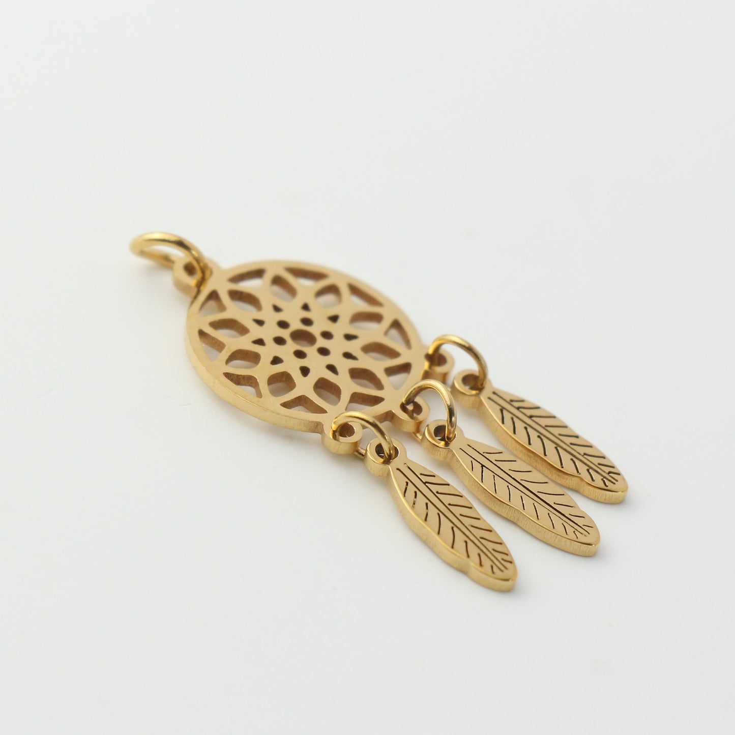Dream Catcher Feather Pendant