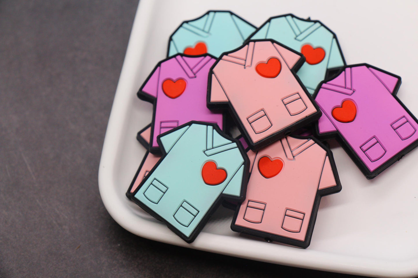 Nurse Shirt Silicone Beads – DIY Jewelry & Craft Supplies