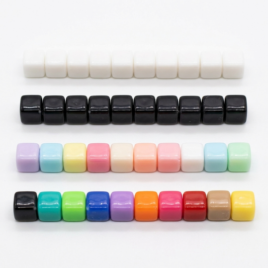5mm Cube Blank Spacer Beads